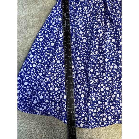 Sienna Sky Floral Fit & Flare Women's Mini Sun Dress Blue Size XS D649 - Picture 11 of 11